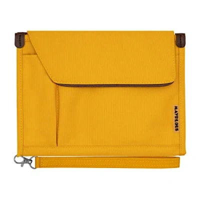 Image of A5 Conference Folder Business Organiser Bag Notepad Carrying Case Document Portfolio (Fresh Orange)