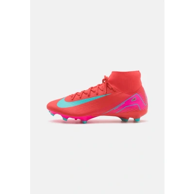 Image of Nike Performance ZOOM 10 Academy FG/MG Moulded stud football boots, Size: 5.5, Ember glow/aurora green Textile/synthetics
