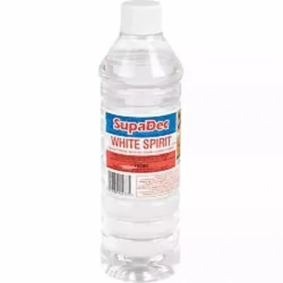 Image of SupaDec White Spirit 750ml Turps Paint Thinner Premium Quality Organic Solvent Brush Cleaner 750 Mililiters Stain Remover Liquid for Stripping &amp; Cleaning Brushes