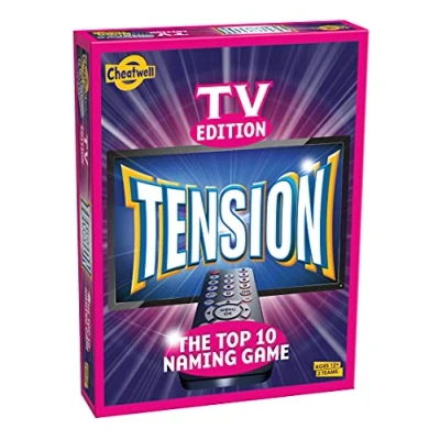 Image of Tension TV Edition The Top 10 Naming Game Party For Ages 12+ Television Trivia That Will Keep You Guessing