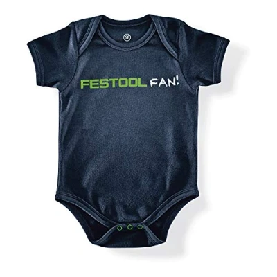 Image of Festool 202307 &quot;Fan&quot; Babygrow Bodysuit, Blue, 1 x 5 cm