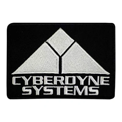 Image of Cyberdyne Systems Logo Patch Iron On Sew Embroidered Badge Applique for Clothes Shirts Jeans etc