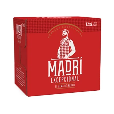 Image of Madri Excepcional Lager Beer 12 x 660 ml (bottles)