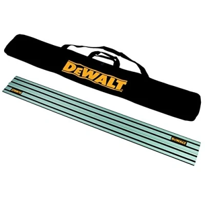 Image of Dewalt DWS5025 DWS5022 1.5m Guide Rail for DWS520 Plunge Saws Includes Carry Bag, Black