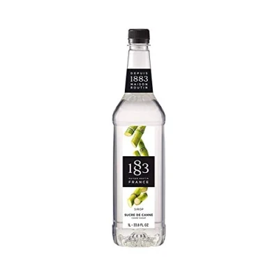 Image of Routin 1883 Cane Sugar Syrup (1 Litre Bottle) for Sweetening Cocktails &amp; More