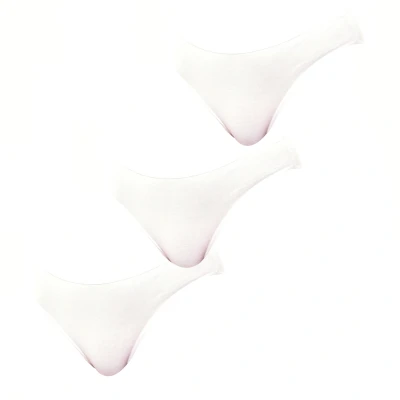 Image of Kisses&amp;Love Pack of 3 KL10000 WoMens cotton panties White Size Small/Medium