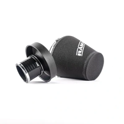 Image of Ramair Large Cone Air Filter Universal Intake Trumpet &amp; Silicone Hose 76mm OD
