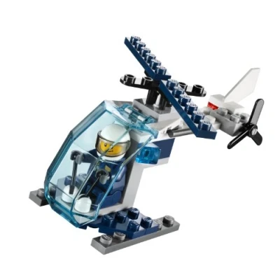 Image of LEGO 30222 Police Helicopter Construction Set In Bag