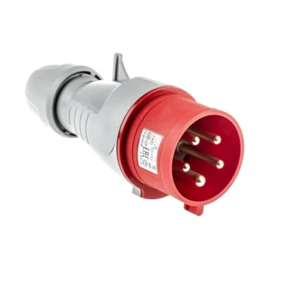 Image of Legrand 555239 Mobile Plug Straight P17 IP44 32 A, 380 V 415 V, 3P+N+T