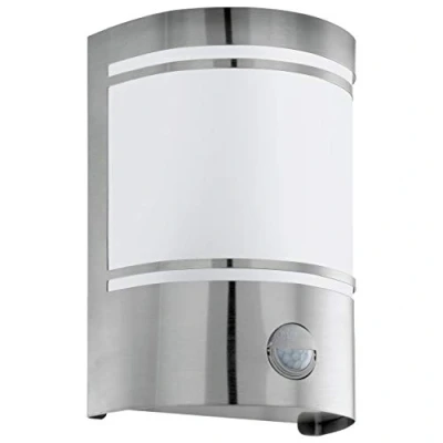 Image of EGLO 30192 Glass Outdoor Wall Light, E27, White