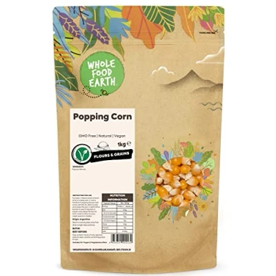 Image of Wholefood Earth Popping Corn 1 kg GMO Free Natural