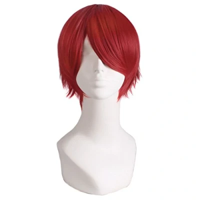 Image of MapofBeauty 12&quot;/30cm Hair Cosplay Role Play Short Wig (Red)