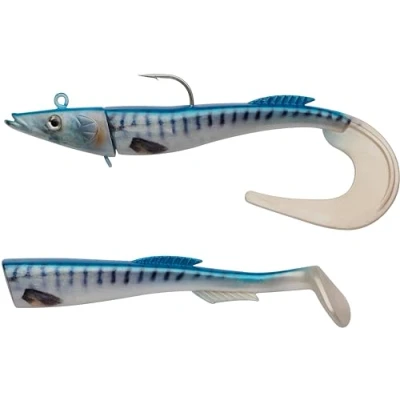 Image of Berkley PowerBait Power Sandeel Saltwater Soft Bait Fishing Lure for Bass, Pollack, Cod, Ling and Wrasse Paddle Tail &amp; Curl Supplied