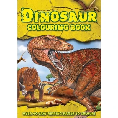 Image of ALLIGATOR 1977/DICB Dinosaur Colouring Book, Multicolour, Large