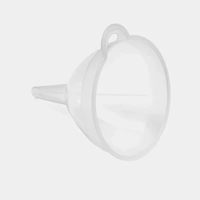 Image of Transparent Funnel Large 14cm Clear Plastic for Pouring Liquid Bottle Filling Essential Oils Crafts Supplies Science Laboratory