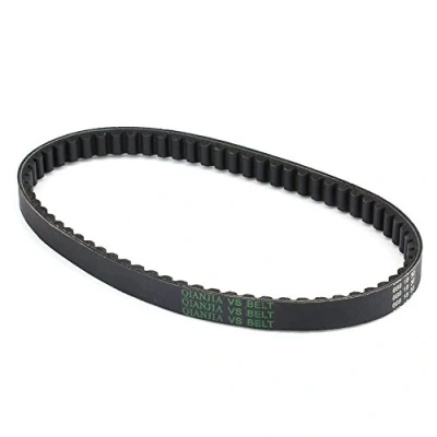 Image of Rubber Drive Belt, Black Belt V Replacement for GY6 50CC 139QMB Scooter 669 18 30