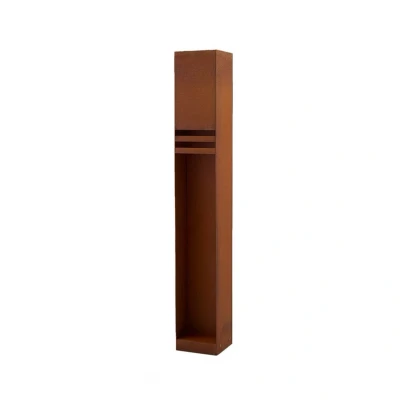 Image of Lucande LED path light Oxido, rust coloured, corten steel