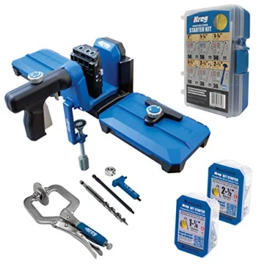 Image of Kreg Pocket Hole Jig 520PRO and Docking Station with SK04 Starter Screw Kit