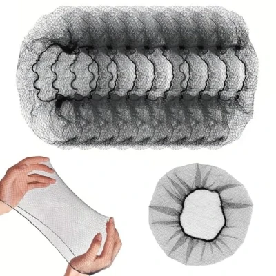Image of Benaewa 50 Pcs Hair Nets, Disposable Elastic Nets for Catering, Sleeping