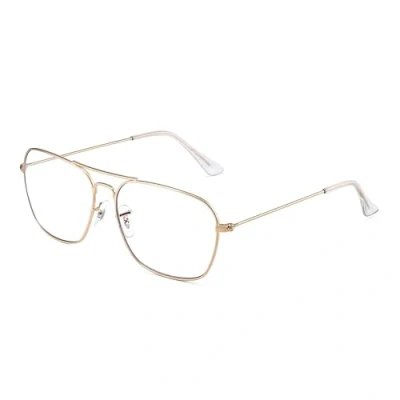 Image of JM Blue Light Blocking Gaming Glasses Square UV400 Protection Metal Computer Eyeglasses Anti Glare Eye Strain Men Women
