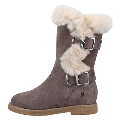 Image of Hush Puppies Women&#039;s Mini Megan Fashion Boot, Grey, 11 UK
