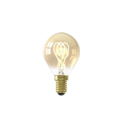 Image of CALEX LED Filament P45 240V 2.5W E14 Gold 2100K Dimmable