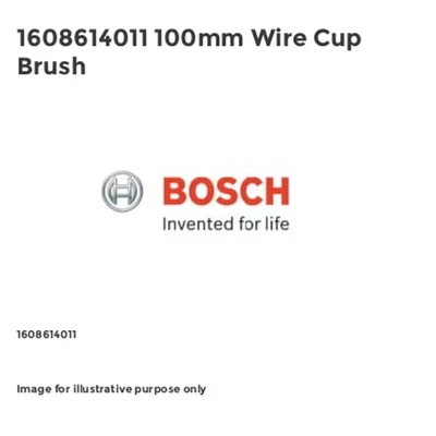 Image of Bosch 1608614011 Wire Cup Brush