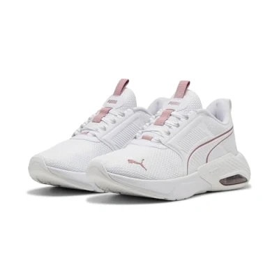 Image of PUMA Unisex X Cell NOVA FS Road Running Shoe, White Rose Gold, 5.5 UK