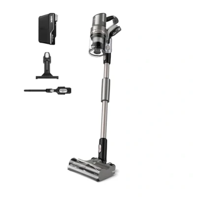 Image of Vax HomePro Plus, Cordless Stick Vacuum Cleaner, Lightweight with Up to 45min Runtime, Self Stand, LED Lights and Hairwrap Resist, Stair &amp; Crevice Tool Included, US Graphite Titanium, CLSV MPKH