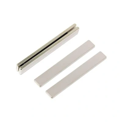 Image of N42 Neodymium Magnet for Arts, Crafts, Model Making, DIY, Hobbies, Office, and Home 75mm x 10mm 3mm thick 12.4kg Pull Pack of 4
