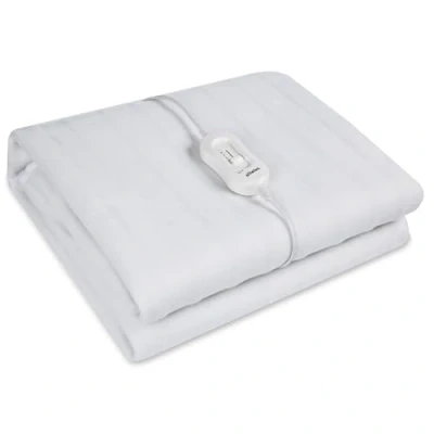 Image of Schallen Premium Comfort Electric Heated Blanket, Remote Control with 3 Heat Settings (King, Cosy Polyester Blanket)