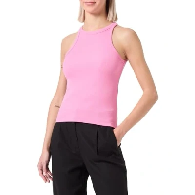 Image of VERO MODA Women&#039;s Vmchloe Short Tank Top JRS Noos, Pink Cosmos, S
