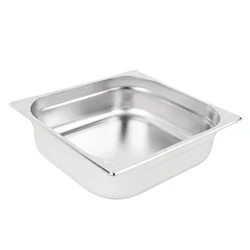 Image of Vogue Stainless Steel 2/3 Gastronorm Tray 100mm