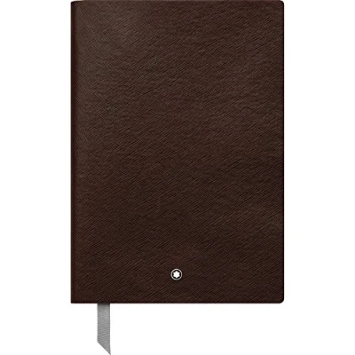 Image of Montblanc Notebook 113590 Fine Stationery #146 Tobacco Elegant Soft Cover Journal Lined with Leather Binding A5