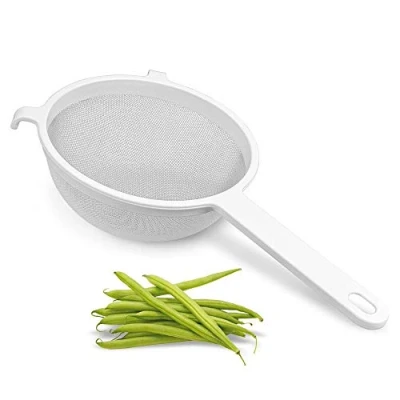 Image of Metaltex 111618 Plastic Kitchen Sieve White 18 cm