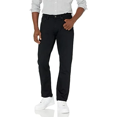 Image of Amazon Essentials Men&#039;s Athletic Fit Stretch Jean, Black, 36W / 31L