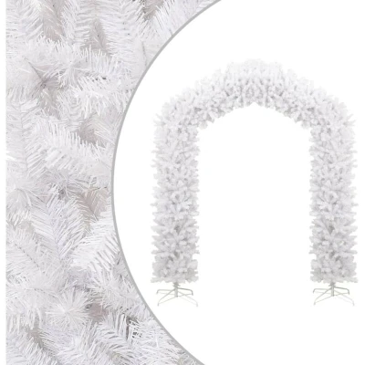 Image of vidaXL Christmas Tree Arch White 270 cm
