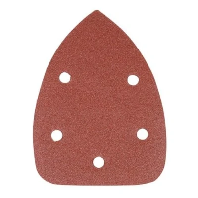 Image of Silverline Hook &amp; Loop Detail Sander Sheets 140mm 10pk 120 Grit