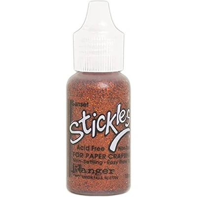 Image of Ranger Sunset Stickles Glitter Glue, Synthetic Material, Orange, 2.5 x 7.5 cm