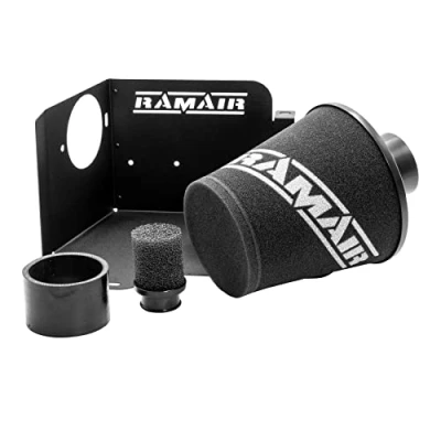 Image of Ramair Filters Cone Air Filter Intake Induction Kit Heat Shield for Audi S3 TT 225, black, JSK 103 80
