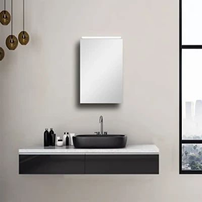Image of Talos Mirage LED mirror cabinet light color 4200K aluminum body 40x 60 cm