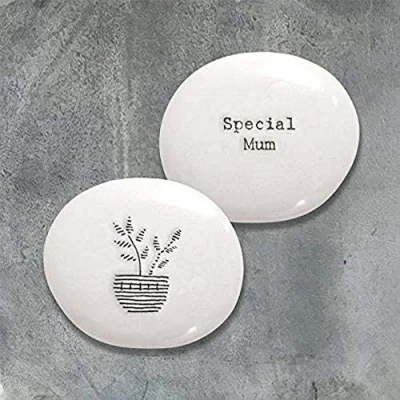Image of East Of India: Sentimental Porcelain Pebble: Special Mum