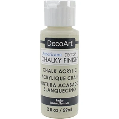 Image of Home Décor Chalky Finish Paint, Acrylic, Revive, 3.3 x 10 cm