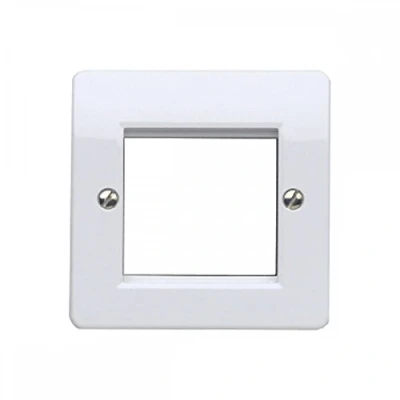 Image of Logic Plus 1 Gang 2 Module Euro Frontplate