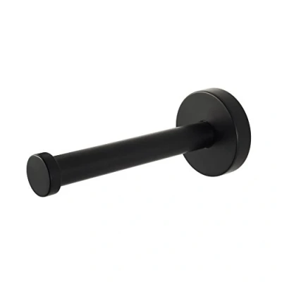 Image of Haceka Reserve Toilet roll holder Kosmos in black, Metal, 243 x 304 0.64 cm