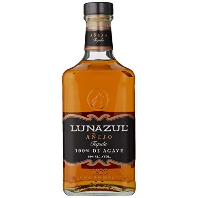 Image of Lunazul Anejo Tequila 70cl 40% ABV Award Winning 100% Agave Small Batch hand harvested and crafted Aged in bourbon barrels