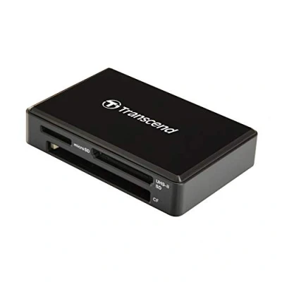 Image of Transcend Multifunctional card Reader for UHS II Memory Cards (with SD, microSD and CompactFlash slots) USB 3.1 Gen 1 TS RDF9K2