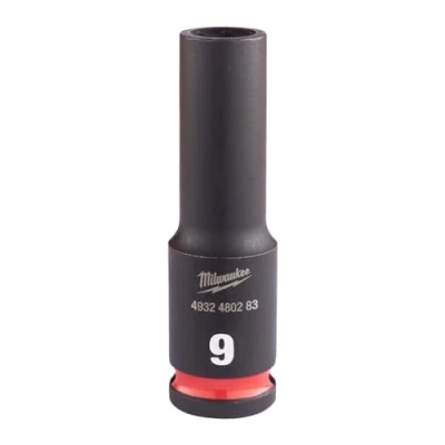 Image of Milwaukee 3/8&quot;SQ Drive Shockwave Impact Socket 9mm Deep Ii