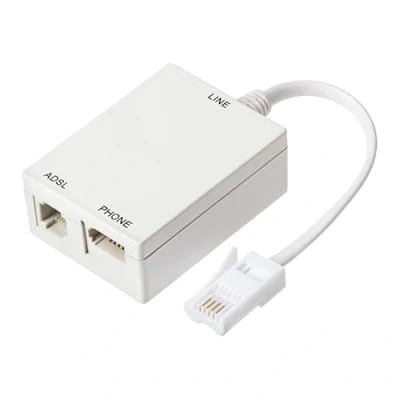 Image of Maplin ADSL &amp; Phone and Modem Microfilter Splitter White