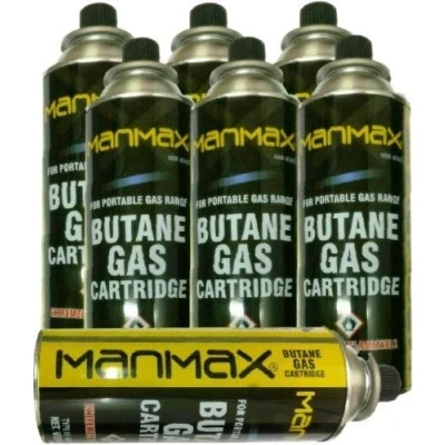 Image of Pilot Imports BUTANE GAS BOTTLES CANISTERS FOR COOKER HEATER BBQ (Pack of 56)